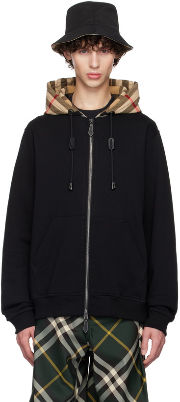 Photo: Burberry Black Check Hoodie