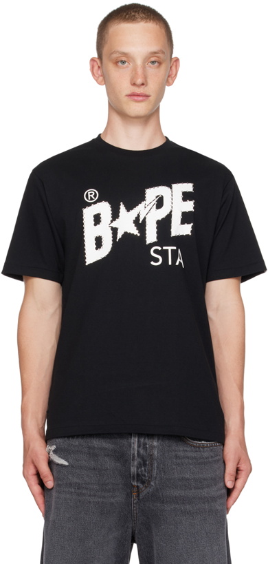 Photo: BAPE Black Crystal-Cut T-Shirt