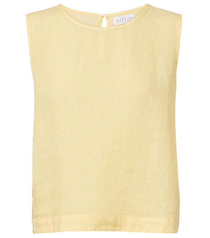 Photo: Velvet Maxine linen top
