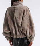 Nour Hammour Cortina shearling jacket