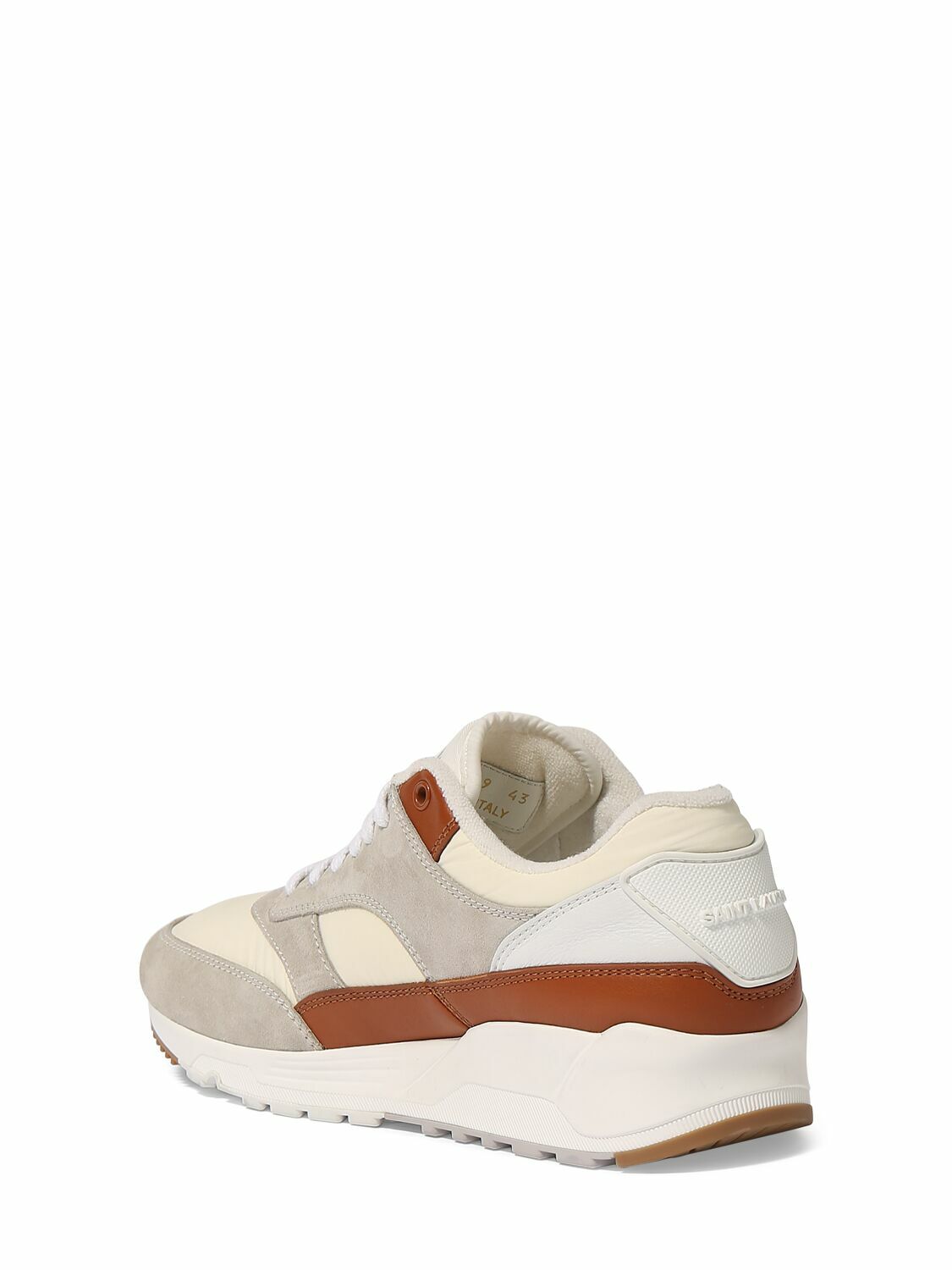 SAINT LAURENT - Bump Leather Sneakers Saint Laurent