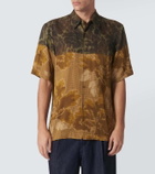 Dries Van Noten Printed bowling shirt