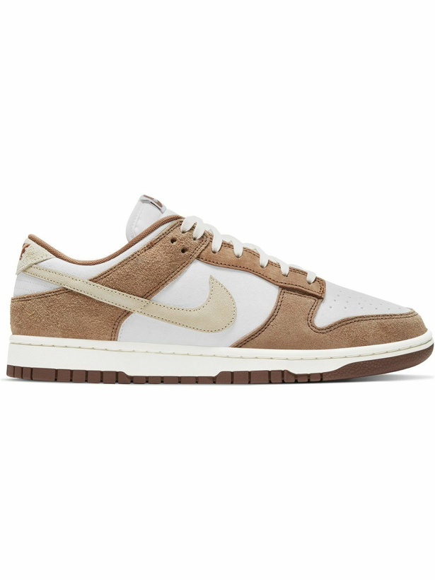 Photo: Nike - Dunk Low PRM Suede and Leather Sneakers - Brown