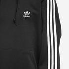 Adidas Men's 3 Stripe Hoody in Black