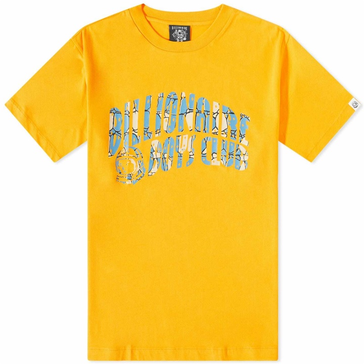 Photo: Billionaire Boys Club Men's Gator Camor Arch Logo T-Shirt in Orange