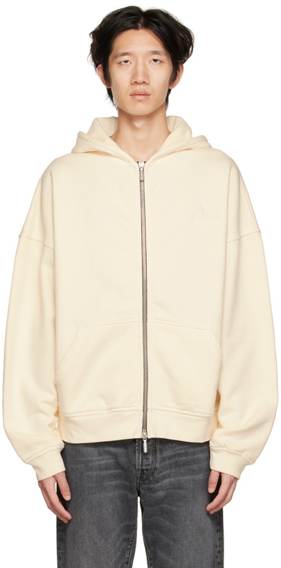 Photo: Rhude Off-White Embroidered Hoodie