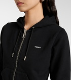 Coperni Cotton-blend jersey zip-up hoodie
