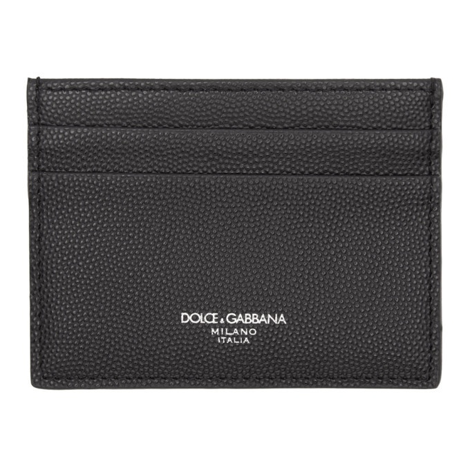 Photo: Dolce and Gabbana Black Logo Card Holder