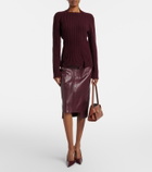 Ferragamo Hug East-West Small leather shoulder bag