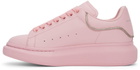 Alexander McQueen Pink Zip Oversized Sneakers