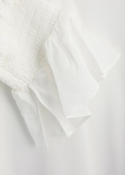 Alice + Olivia Onica Chiffon Blouse Off White