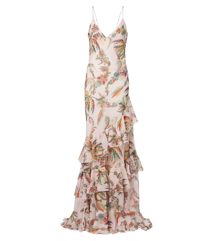 Photo: Etro Floral ruffled gown