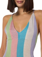 MC2 Saint Barth Woman Raschel Knit Striped Slip Dress Eydis