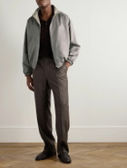 Stòffa - Straight-Leg Pleated Wool and Cashmere-Blend Trousers - Brown
