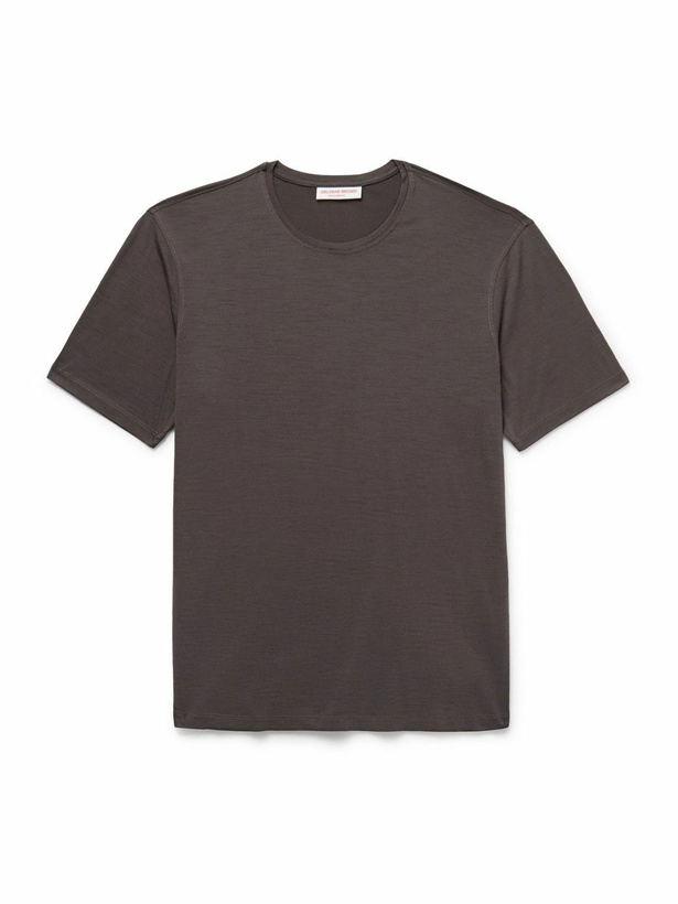 Photo: Orlebar Brown - OB-T Slim-Fit Merino Wool-Jersey T-Shirt - Brown