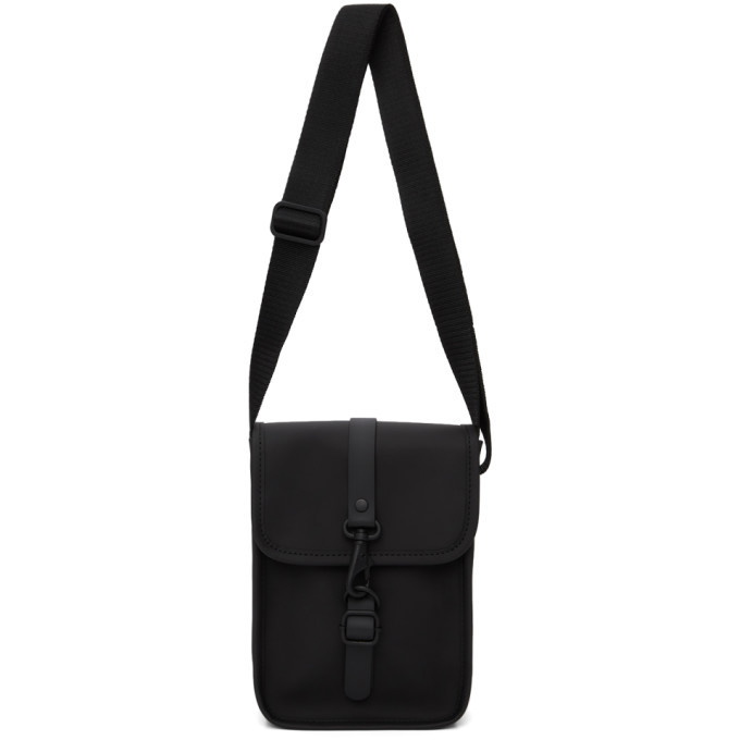 RAINS Black Flight Crossbody Bag Rains