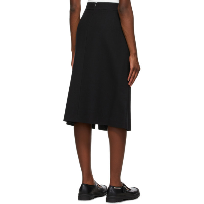 Rika Studios Black Crepe Liza Skirt