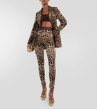 Dolce&Gabbana High-rise leopard-print leggings