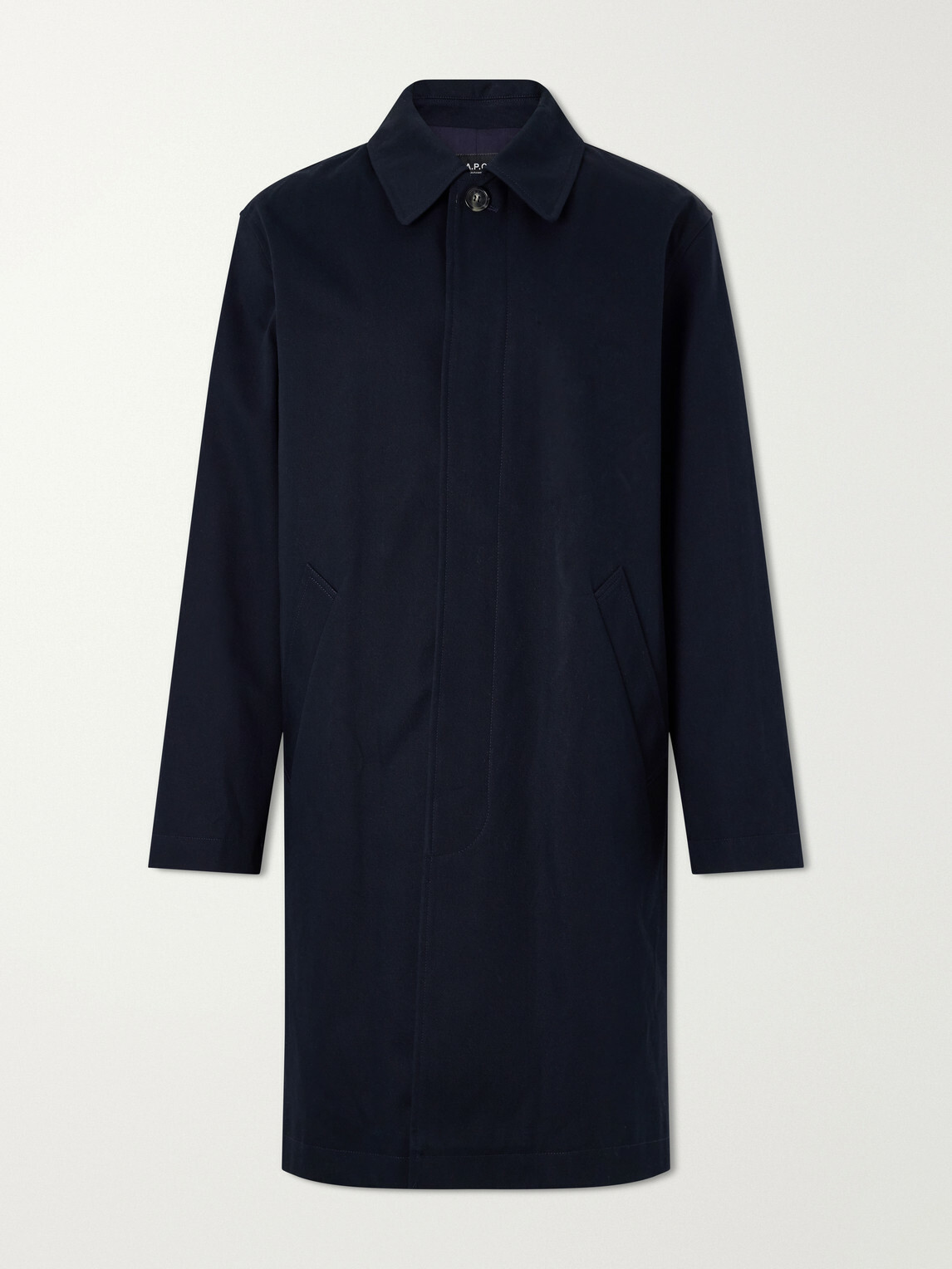 A.P.C. - Mac Duras Cotton Mac Coat - Blue