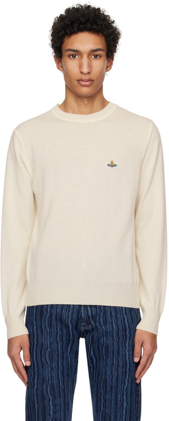 Photo: Vivienne Westwood Off-White Embroidered Sweater