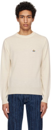 Vivienne Westwood Off-White Embroidered Sweater