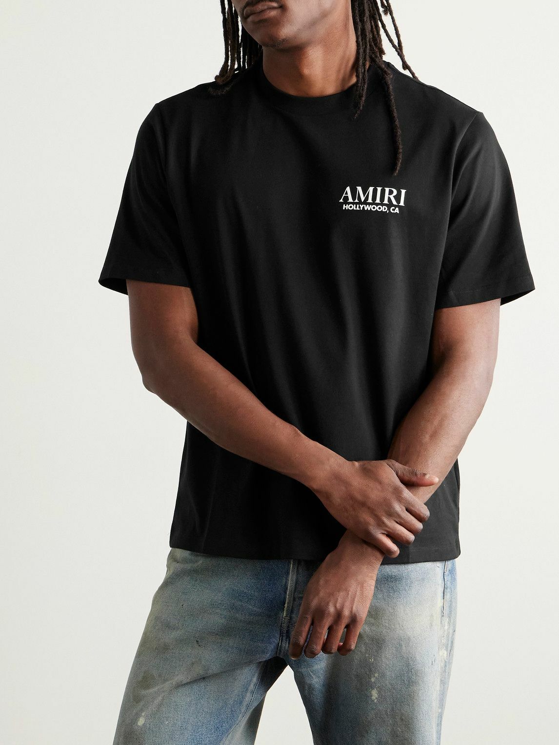 AMIRI - Bones Stacked Logo-Print Cotton-Jersey T-Shirt