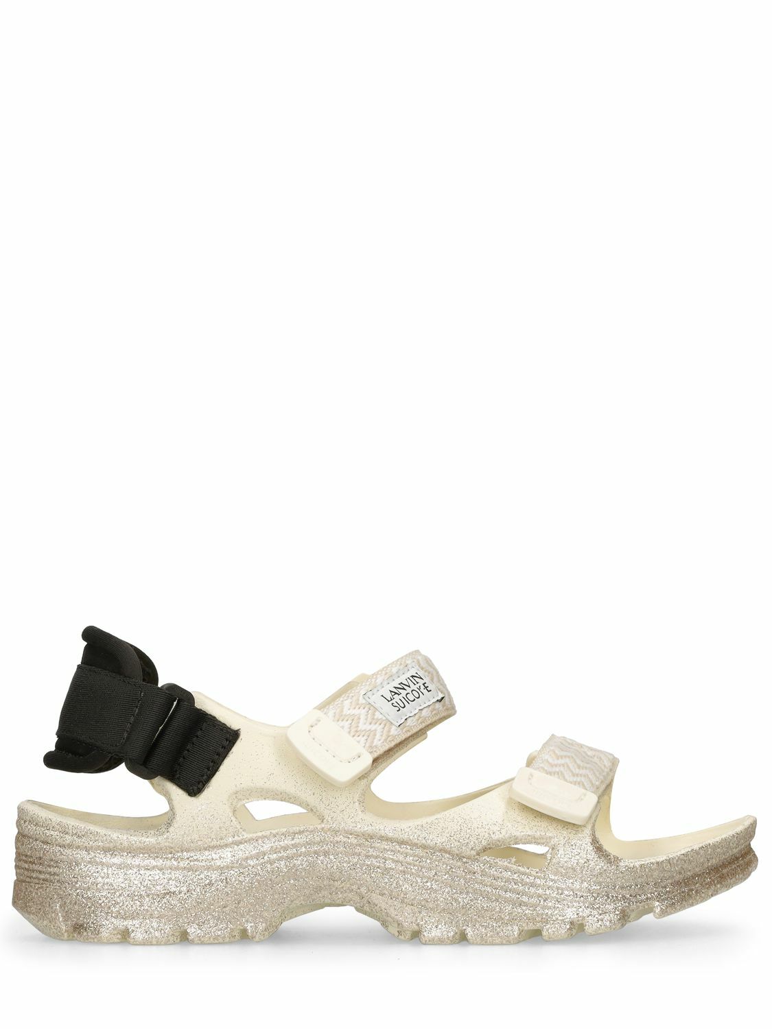 Lanvin x Suicoke Mok Curb Sandals - Size 12 White Gold - NEW In box Lanvin x Suicoke Men main image 2