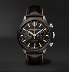 Baume & Mercier - Capeland Automatic Chronograph 42mm Stainless Steel and Leather Watch, Ref. No. M0A10452 - Black
