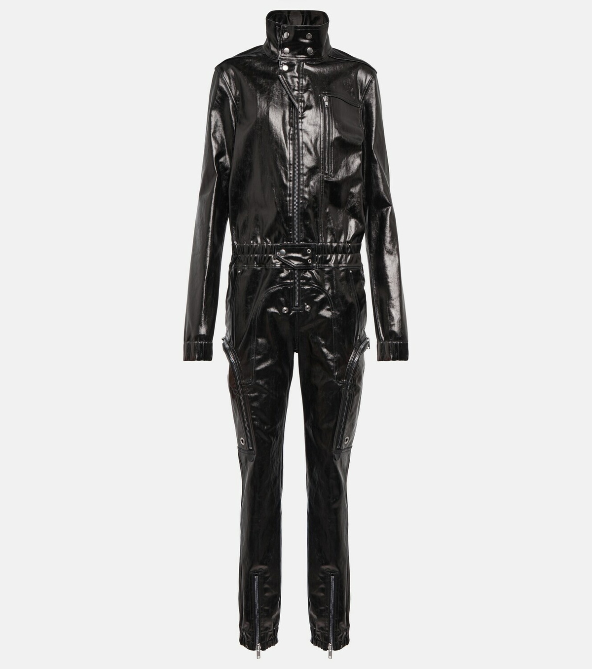 Rick Owens - Coated denim jumpsuit