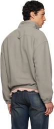 Rier Gray Polar Fleece Sweater