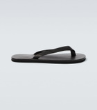 Auralee Leather thong sandals