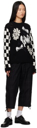 tao Black Jacquard Sweater