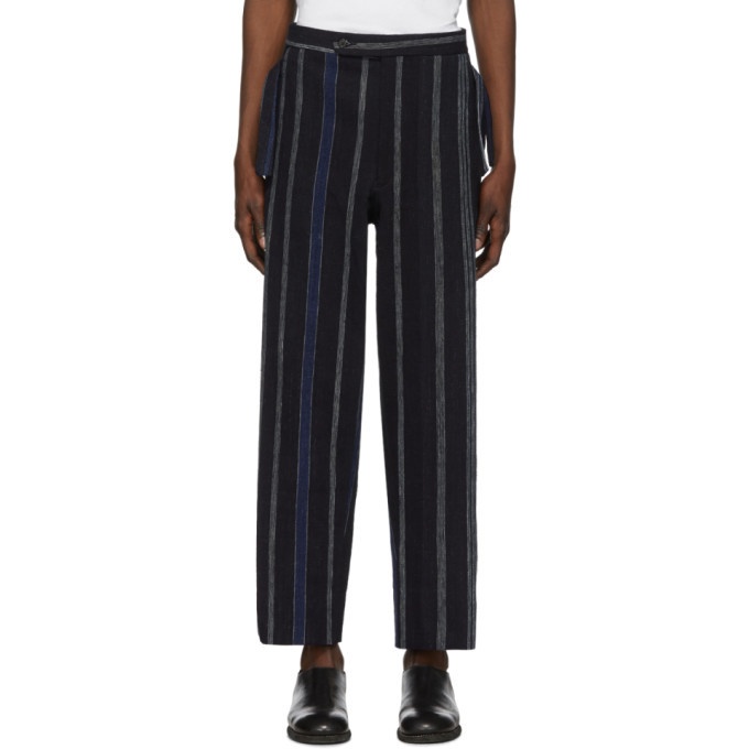 Photo: Bode Blue Striped African Trousers