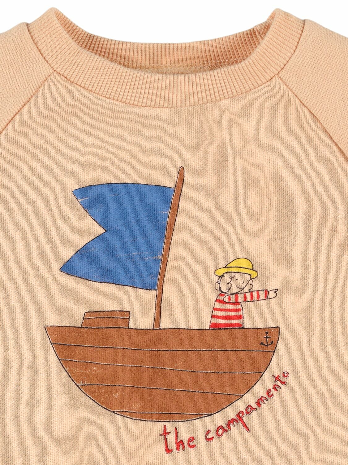 THE CAMPAMENTO Printed Cotton Sweatshirt
