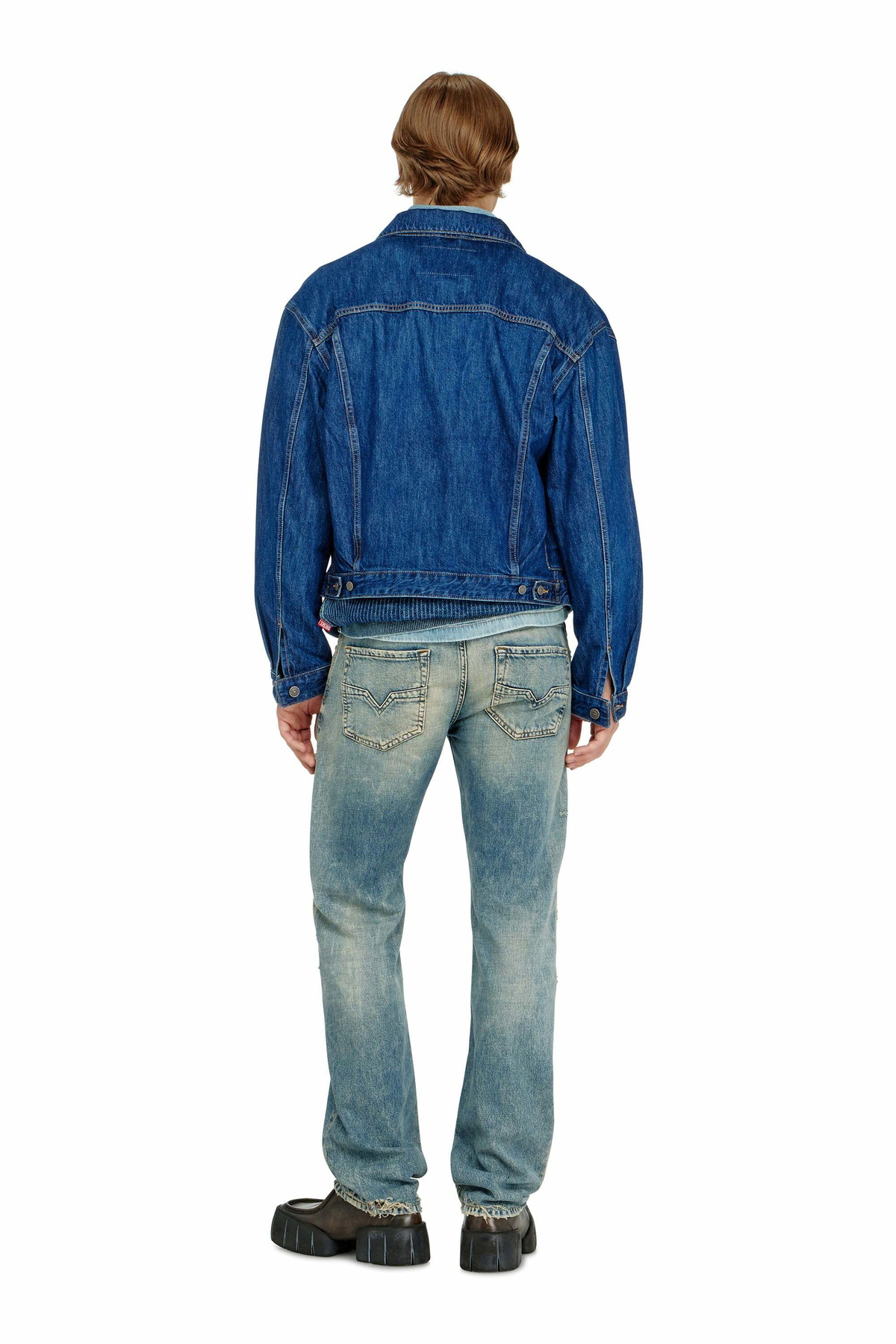 Diesel Regular Jeans Low Waist 1985 Larkee - Jeans Mens in Blue