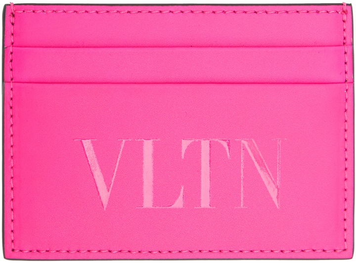 Photo: Valentino Garavani Pink Small VLTN Card Holder