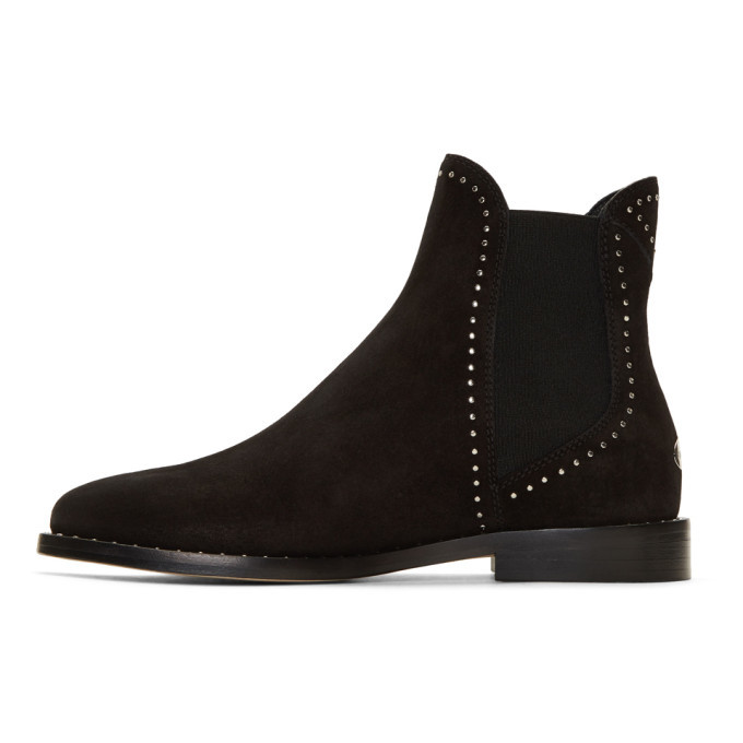 Jimmy choo merril outlet suede studded booties