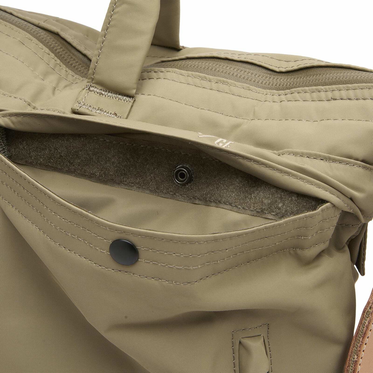 F/CE. Recycled Twill 3-Way Helmet Bag in Sage Green 