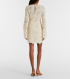Veronica Beard Teresia embroidered tulle minidress
