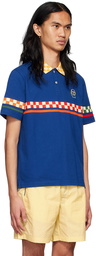 Brain Dead Navy Sergio Tacchini Edition Cotton Polo