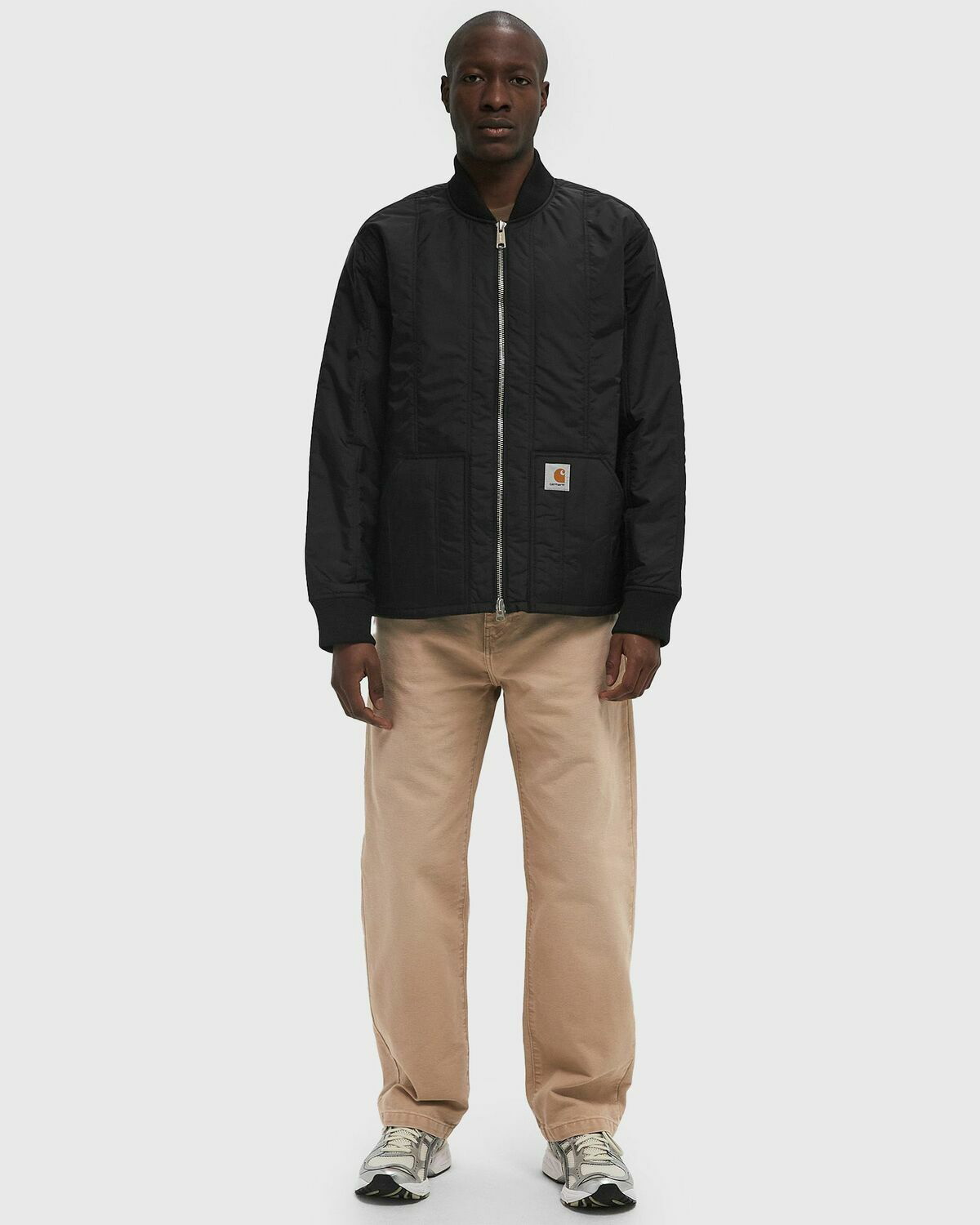 Carhartt WIP Lachlan Liner Black Mens Bomber Jacket Carhartt WIP