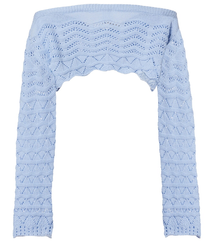 Photo: Bananhot Helena crochet cotton-blend crop top
