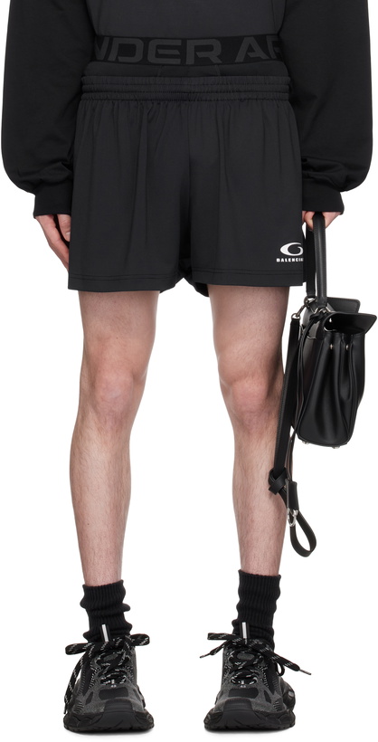Photo: Balenciaga Black Under Armour Edition Running Shorts