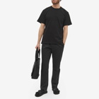 Sacai Men's Side Zip T-Shirt in Black