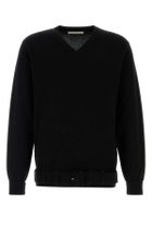 Random Identities Black Wool Blend Sweater
