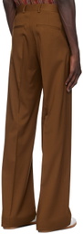 CMMN SWDN Brown Otto Wide Leg Trousers