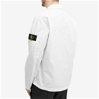 Stone Island Men's Supima Cotton Twill Stretch-TC Zip Shirt Jacket in White