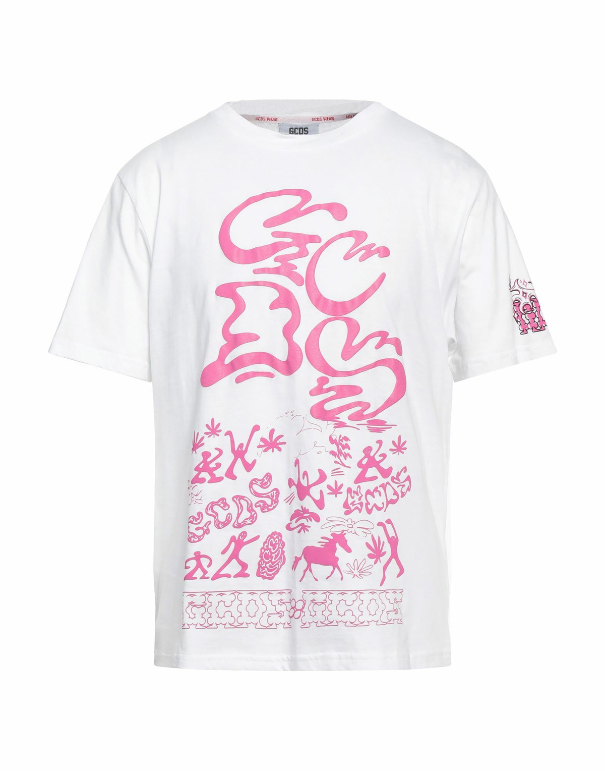 Gcds Mens T-shirt in White