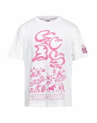 Gcds Mens T-shirt in White