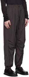 AMOMENTO Gray Shirring Trousers